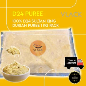 Frozen D24 100% Sultan King Puree old tree fresh durians natural